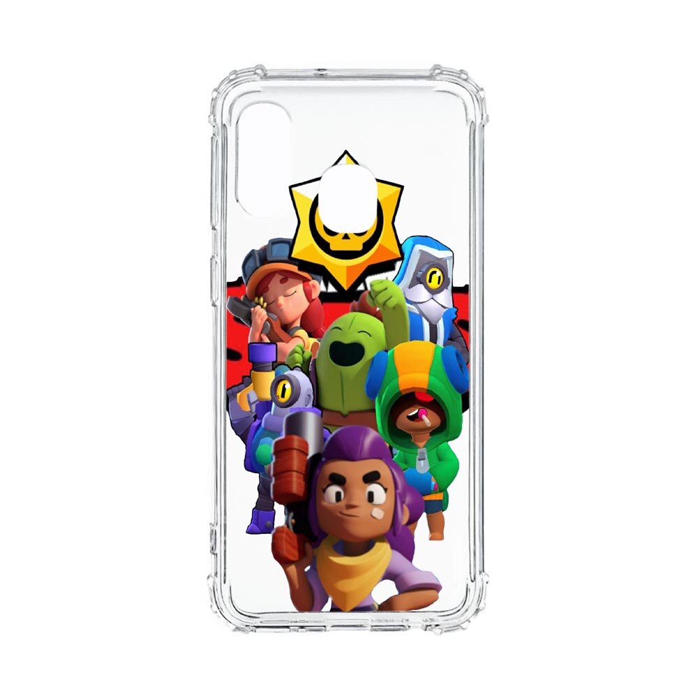 Husa Anti Shock, Compatibila Cu Samsung Galaxy A40, Brawl Stars, Silicon Premium, Rezistenta, 698