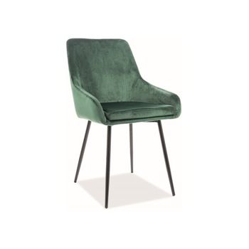 Scaun living Albi, catifea, verde Scaun living Albi, catifea, verde