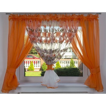 Perdea Perugia 500x150 Voal Portocale Perdea Perugia 500x150 Voal Portocale