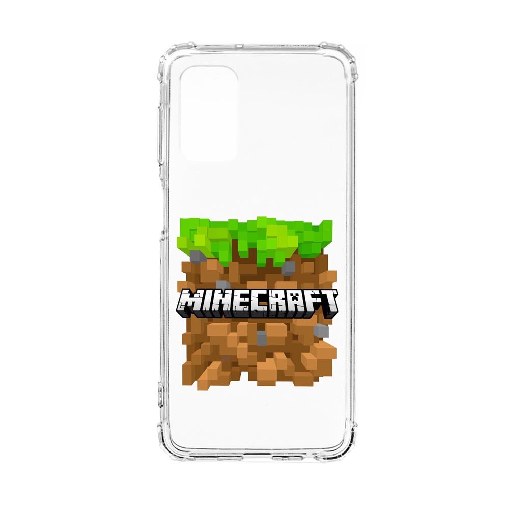 Husa Anti Shock, Compatibila Cu Samsung Galaxy A41, Minecraft, Silicon Premium, Rezistenta, 726