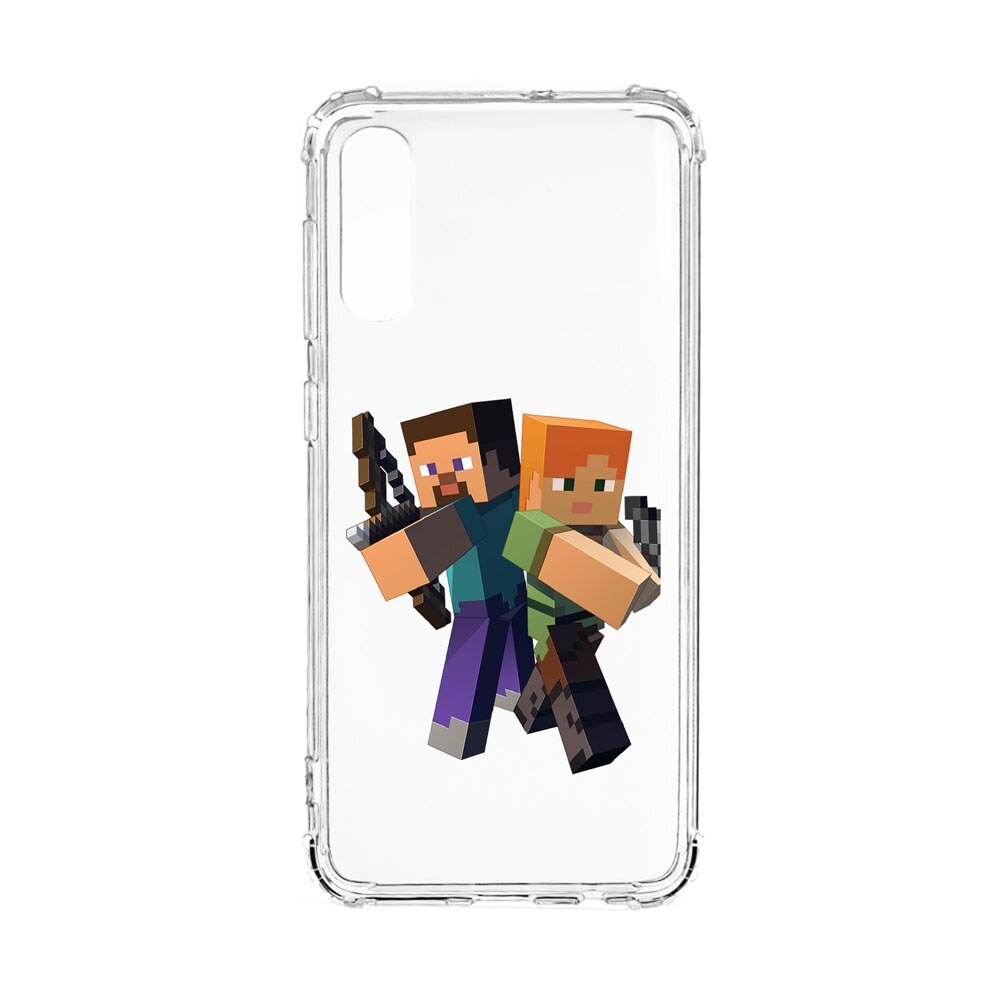 Husa Anti Shock, Compatibila Cu Xiaomi Redmi 9A / Redmi 9AT, Minecraft, Silicon Premium, Rezistenta, 728