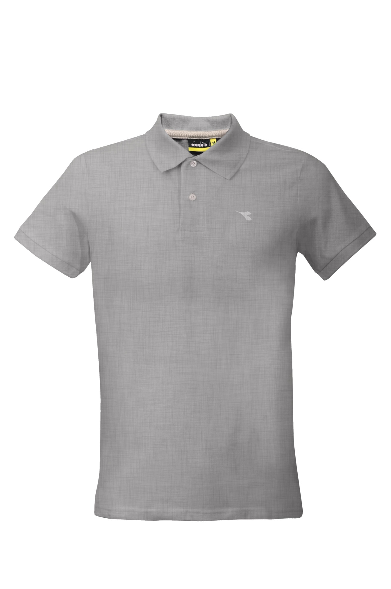 Tricou polo pentru barbati Diadora, Regular fit, Gri melange