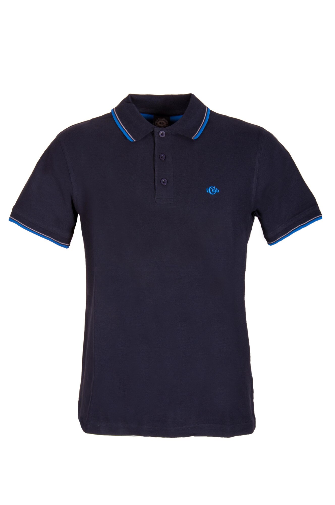 Tricou polo pentru barbati Nazareno Gabrielli, Regular fit, Albastru marin