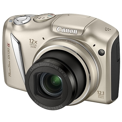 Aparat foto digital Canon PowerShot SX130 IS silver - eMAG.ro