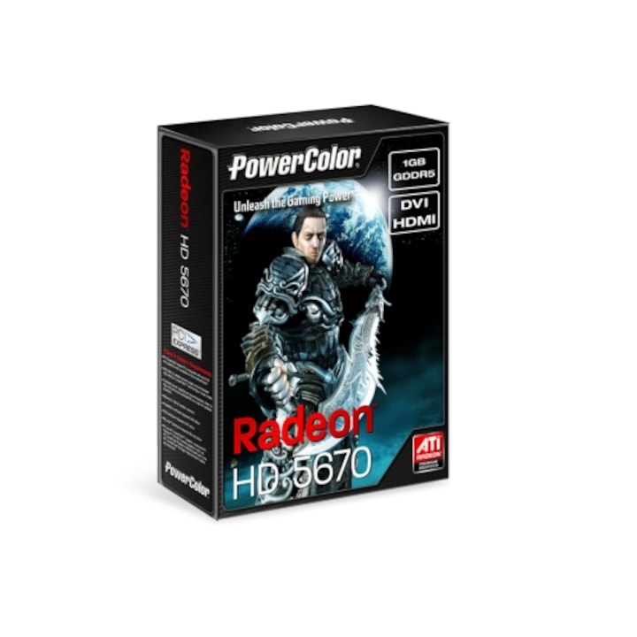 Placa video PowerColor Ati Radeon HD 5670, 1024MB, GDDR5, 128bit