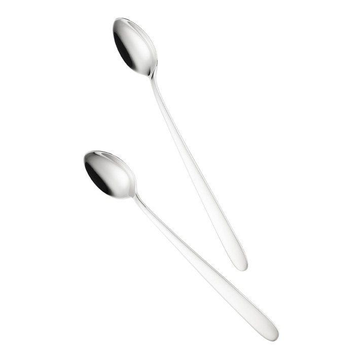 Set 6 lingurite longdrink, Daily line, 20 cm, Argintiu