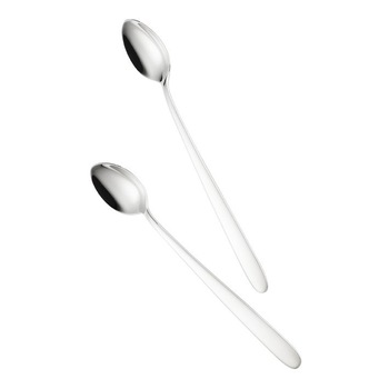 Set 6 lingurite longdrink, Daily line, 20 cm, Argintiu Set 6 lingurite longdrink, Daily line, 20 cm, Argintiu