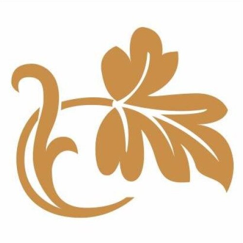 Set decorativ din burete, reutilizabil, cu model frunza, 16cm