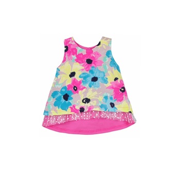 Rochita de vara pentru fete Koala Wiosenka 3537-F, Multicolor 74 cm Rochita de vara pentru fete Koala Wiosenka 3537-F, Multicolor 74 cm