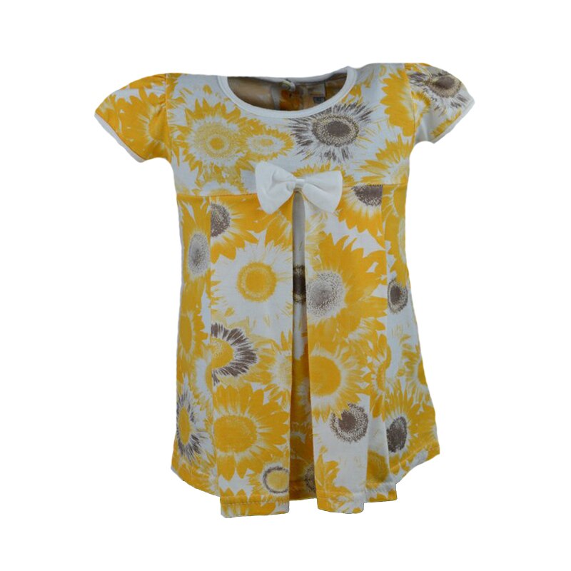 Rochita de vara pentru fete Bobas 2752, Galben 68 cm