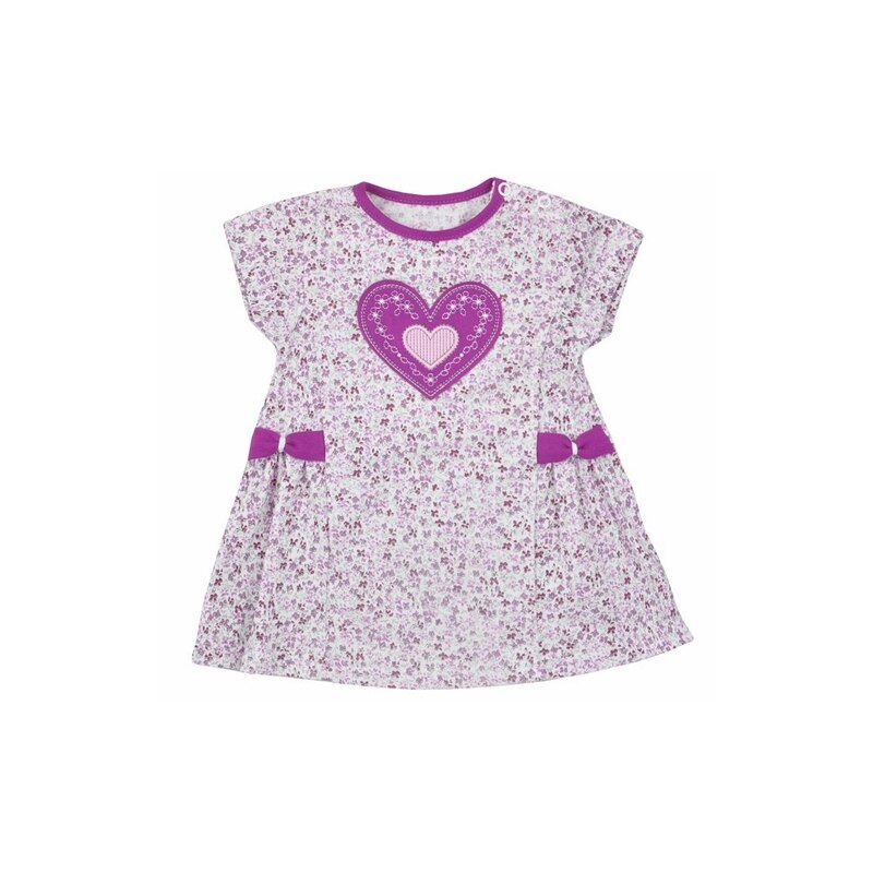 Rochie de vara pentru fete Koala Serduszko 2977AM1, Multicolor 74 cm