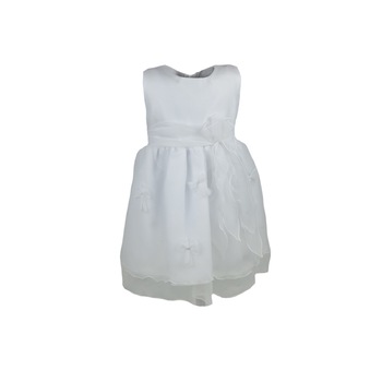 Rochita pentru fete Mini Junior 120-86A, Alb 86 cm Rochita pentru fete Mini Junior 120-86A, Alb 86 cm