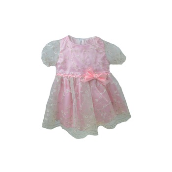 Rochita pentru fete Mini Junior 160-28R, Roz 68 cm Rochita pentru fete Mini Junior 160-28R, Roz 68 cm