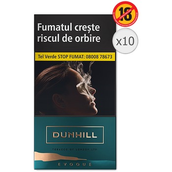 Cartus Dunhill Evoque English Green 100S Cartus Dunhill Evoque English Green 100S