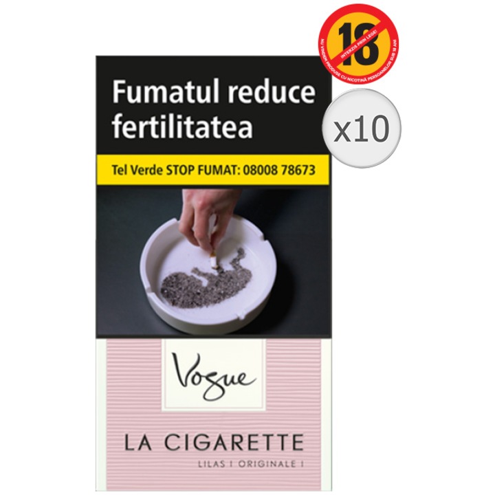 Cartus Vogue La Cigarette Lilas