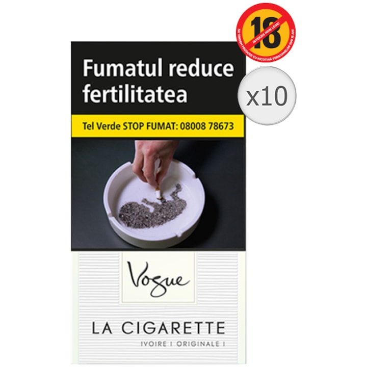 Cartus Vogue La Cigarette Ivoire