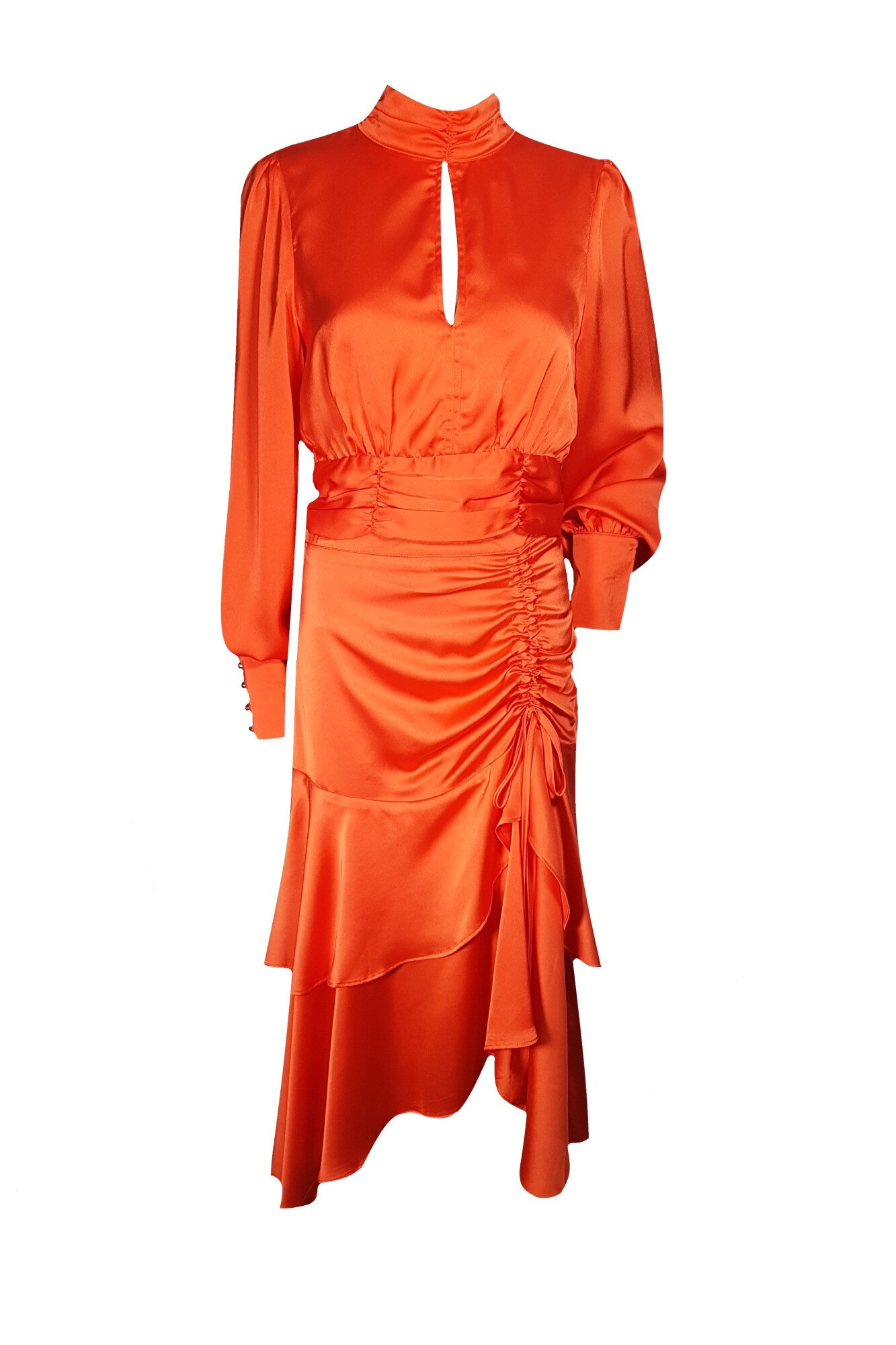 Compleu dama, portocaliu, doua piese