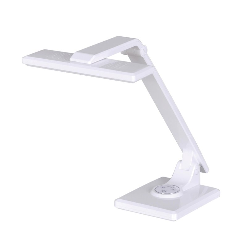 Lampa de birou Kaja Miro, Trei trepte, LED, 45cm, Alb