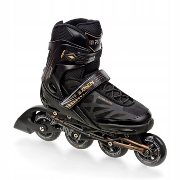 Role Reglabile Raven Magnum, Negru/Auriu XL(43-46) Role Reglabile Raven Magnum, Negru/Auriu XL(43-46)
