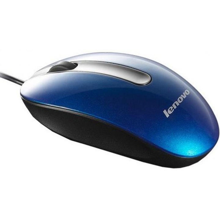 Мишка Lenovo M3803, Оптична, Синя