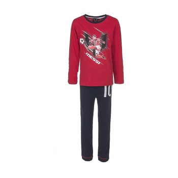 Pijama pentru baieti Messi Sun City HQ2224-104, Rosu 14774 Pijama pentru baieti Messi Sun City HQ2224-104, Rosu 14774