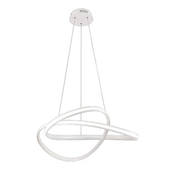 Lampa suspendata - candelabru cu LED, Kaja CONTI K-8065, Panglici cu LED, Mat, Alb, Modern, Diametru 70 cm Lampa suspendata - candelabru cu LED, Kaja CONTI K-8065, Panglici cu LED, Mat, Alb, Modern, Diametru 70 cm