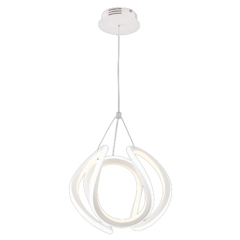 Lampa suspendata Kaja Conti, Lumina LED modern, in stil loft, 90cm, Alb