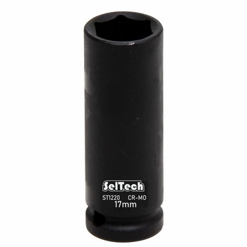 Tubulara lunga de impact Seltech, 17 mm, 1/2 Tubulara lunga de impact Seltech, 17 mm, 1/2