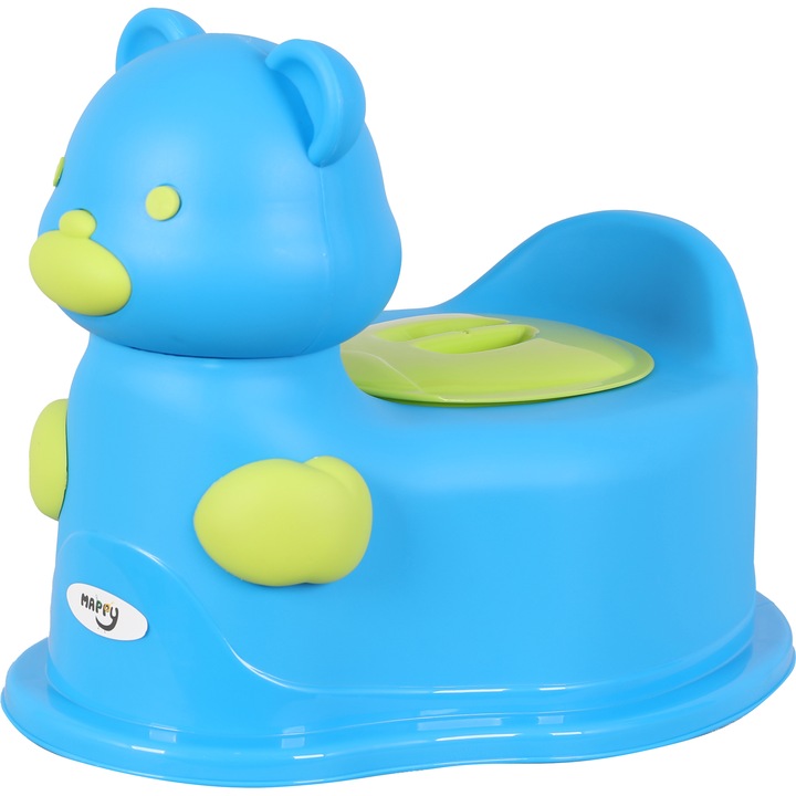 Olita pentru bebelusi Mappy Bear, Albastru/Verde