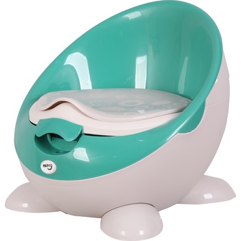 Olita ergonomica Mappy Soft, Alb/Verde Olita ergonomica Mappy Soft, Alb/Verde