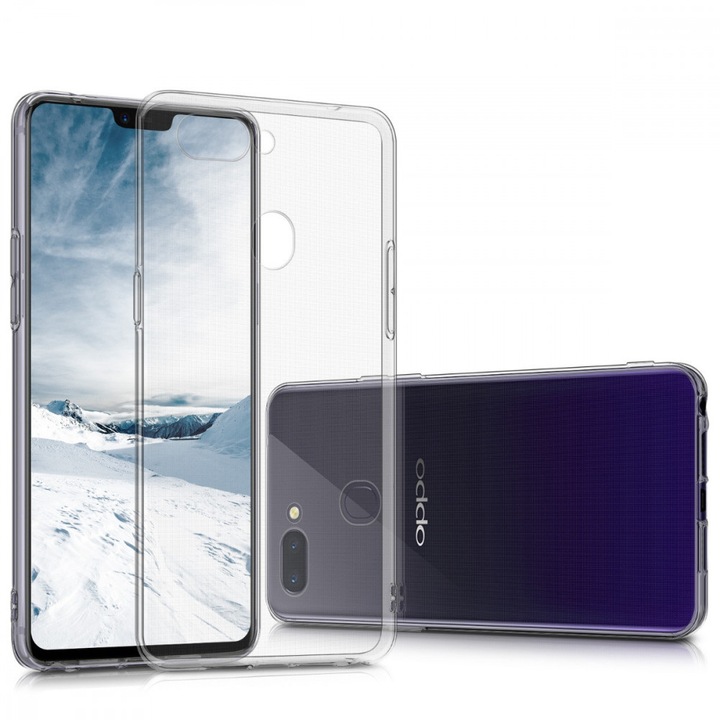 Кейс за OPPO R15, Силиконов, Прозрачен, 44770.03