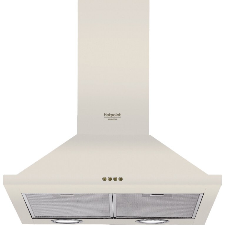 Декоративен абсорбатор за вграждане Hotpoint HHPN 6.4F AM OW, Мощност ...