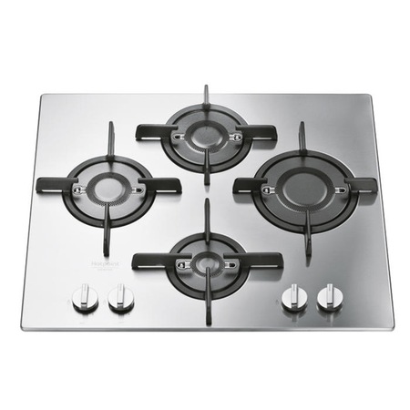 Plita incorporabila Hotpoint FTHGL 641 D IX HA, Gaz, 4 Arzatoare, Aprindere electrica integrata, Inox