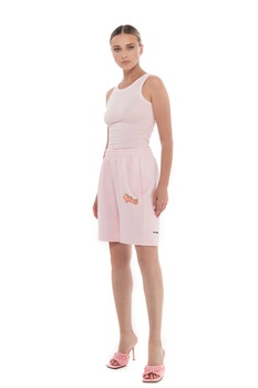 Pantaloni din bumbac organic, STYLAND, N207203200TXS1, Roz Pantaloni din bumbac organic, STYLAND, N207203200TXS1, Roz