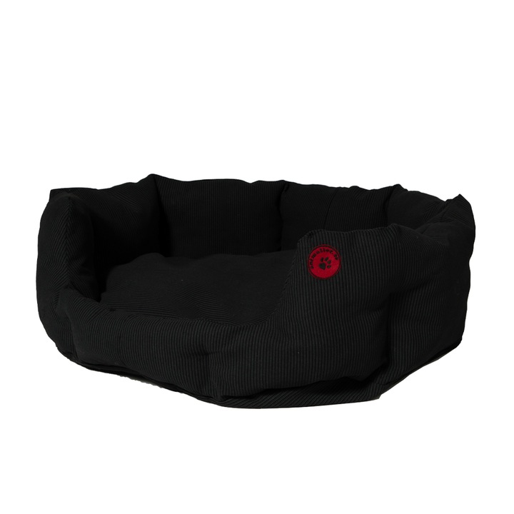 Culcus caine talie mare, Animalier, din bumbac calitate premium, 80x65x28 cm