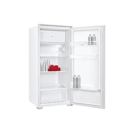 Frigider cu o usa Incorporabil Samus SFBI222, 180 L, Clasa energetica F, Termostat Reglabil, H 123 cm, Alb