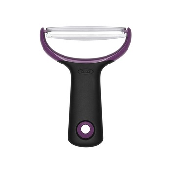 Decojitor mare de legume, otel inoxidabil, mov - OXO Decojitor mare de legume, otel inoxidabil, mov - OXO