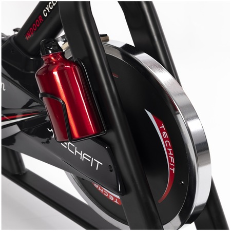 Bicicleta spinning TECHFIT Champion,volanta 13Kg, Bluetooth, compatibilitate FITSHOW+KINOMAP, greutate utilizator 120kg