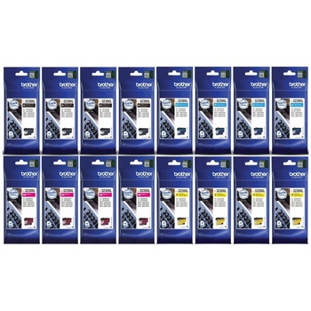Set Cartus cerneala Brother Original 4x LC3239XLBK Negru 4x LC3239XLC Cyan 4x LC3239XLM Magenta 4x LC3239XLY Galben 84000 pagini Set Cartus cerneala Brother Original 4x LC3239XLBK Negru 4x LC3239XLC Cyan 4x LC3239XLM Magenta 4x LC3239XLY Galben 84000 pagini