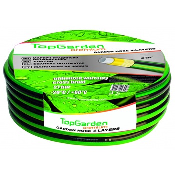 Furtun de gradina 4 straturi 3/4 50m TGP Furtun de gradina 4 straturi 3/4 50m TGP
