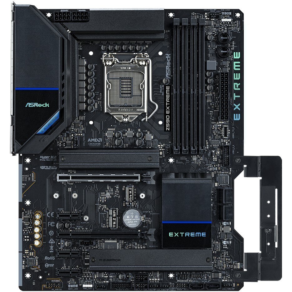 ASRock Z590 EXTREME＋DDR4 4000MHz 32GB Placa de baza, ASRock Z590 Extreme - eMAG.ro