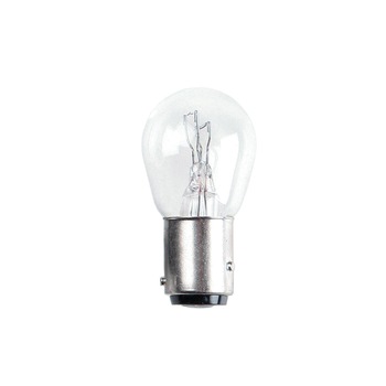 Bec auto cu dublu filament Carpoint 12V BAZ15D S25 21/4W clar, 1 buc Bec auto cu dublu filament Carpoint 12V BAZ15D S25 21/4W clar, 1 buc