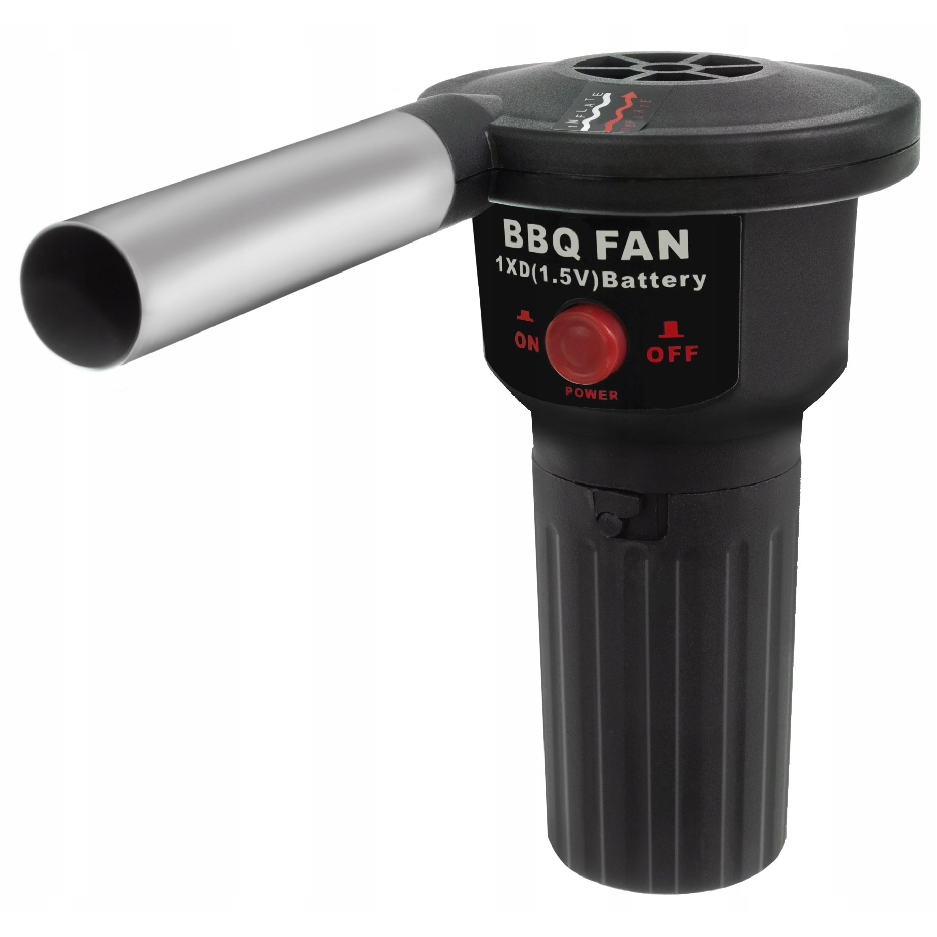 Suflanta pentru gratar, Zola®, negru, buton ON- OFF, aluminiu si plastic