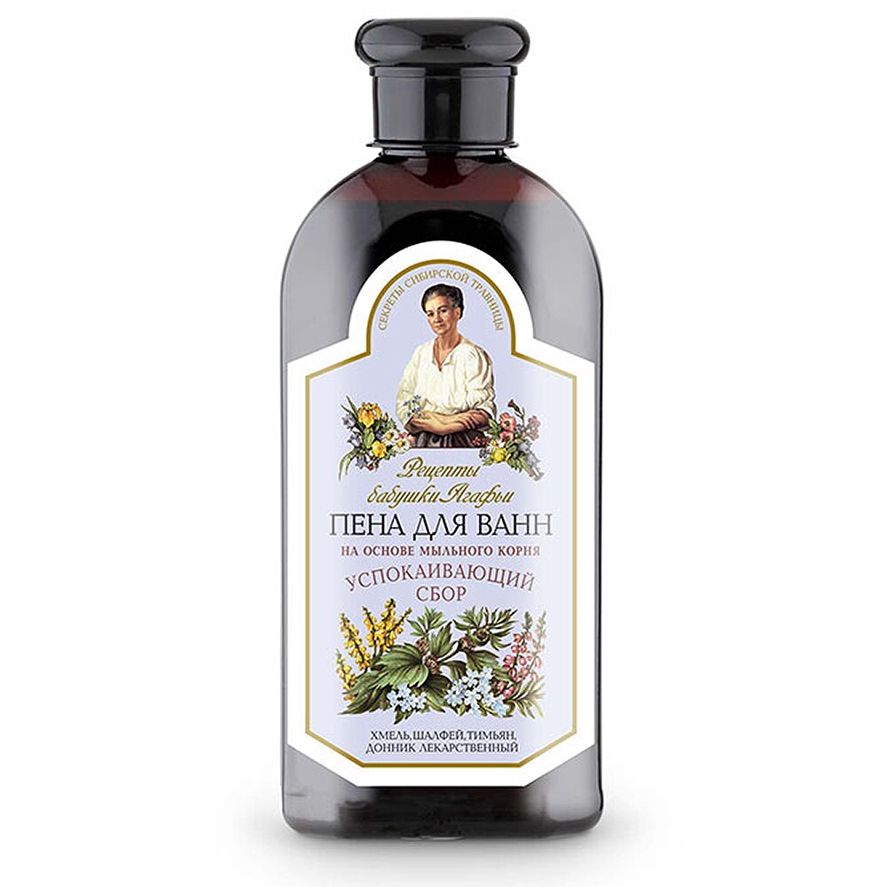 Spuma de baie relaxanta, Agafia, 500 ml