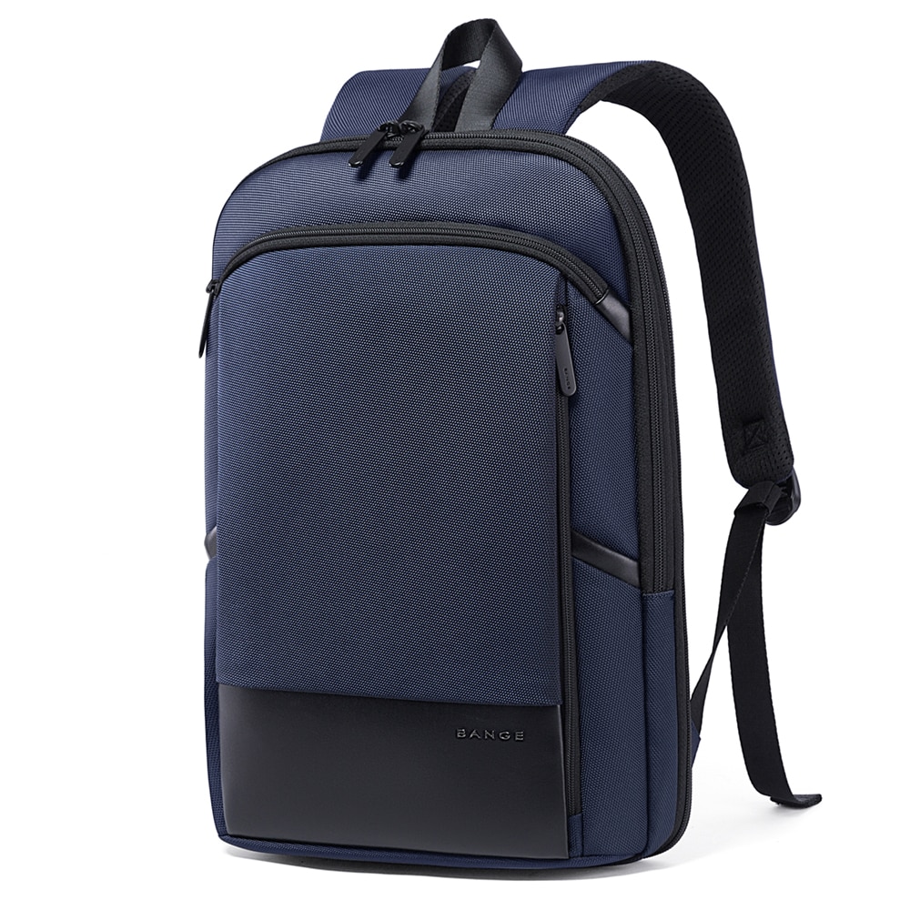 Rucsac laptop 15.6", smart business, compact, expandabil, impermeabil, BANGE, Albastru