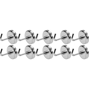 Set 10 carlige magnetice Yato, diametru 35 mm, lungime 30 mm Set 10 carlige magnetice Yato, diametru 35 mm, lungime 30 mm