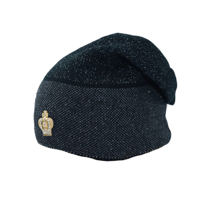 Caciula pentru fete Mini Junior CFFP3-N-universal, Negru 40 CM Standard