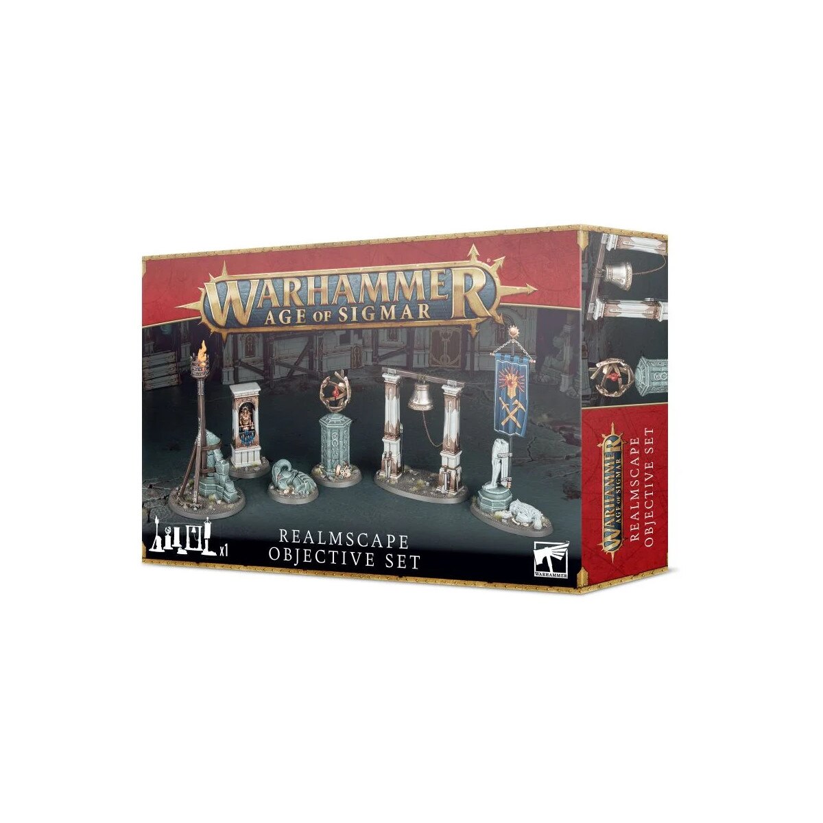 Pachet teren Miniaturi Warhammer Age Of Sigmar, Games Workshop, Realmscape Objective