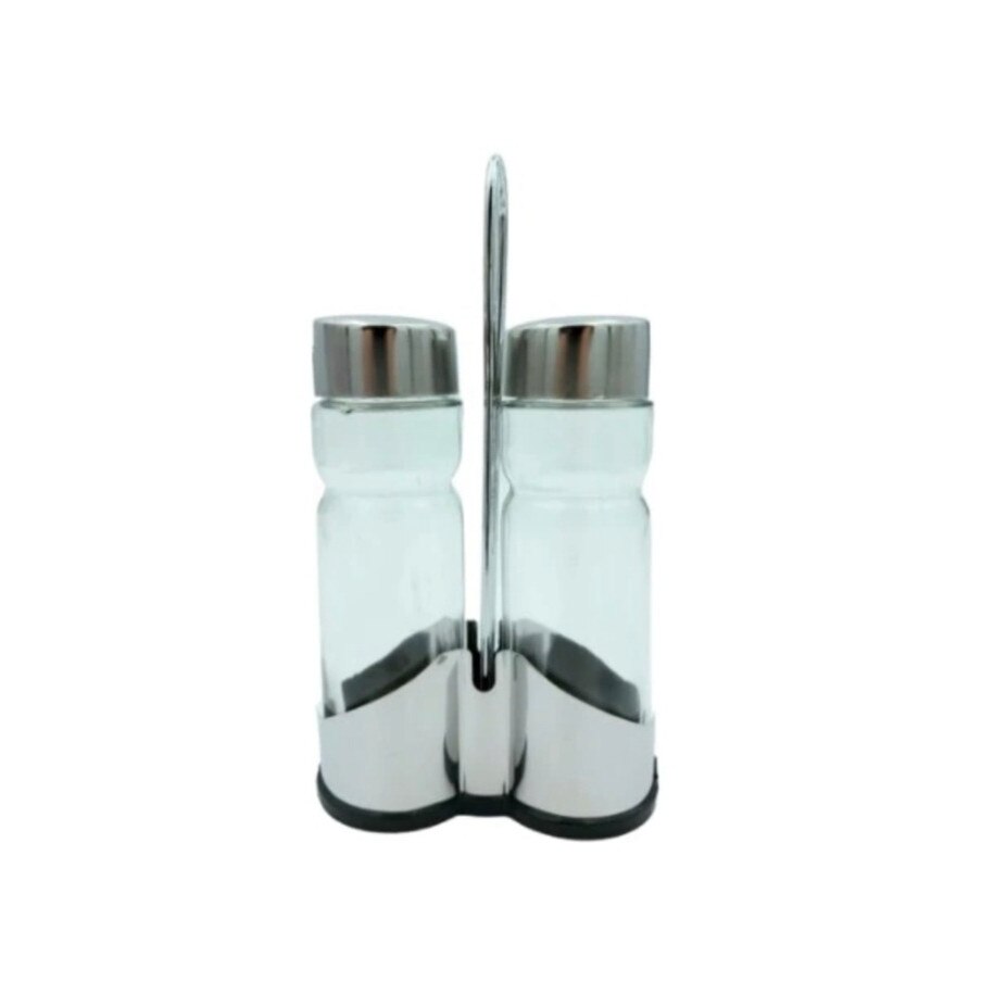 Set oliviera ulei si otet, Argintiu, Metal