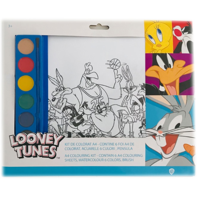 Kit De Colorat A4 Looney Tunes